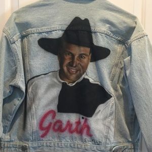 Garth Brooks Jean Jacket- Original art